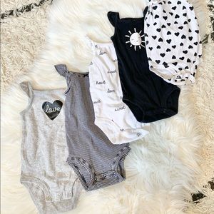 5pc Ruffle Tank Onesies
